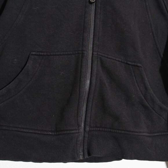 Lululemon Scuba Oversized Full Zip Hoodie Jacket Black Cotton Terry XS / Small - Picture 5 of 16
